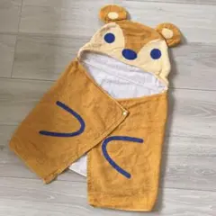 リス バスタオル ラップタオル(水泳 プール 水遊び 海 キッズ ベビー タオル