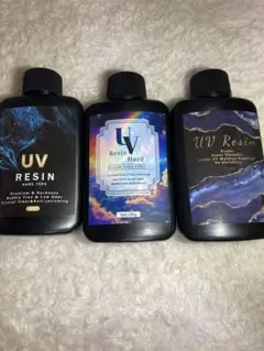UVレジン液　300g ハード　300ml 透明　混ぜる必要なし　匂い少ない