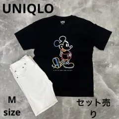 【美品】ユニクロ Tシャツ Mサイズ ハーフパンツ 29インチ セット売りメンズ