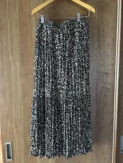 SM2 花柄プリーツロングスカート