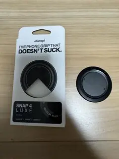 ohsnap snap4 LUXE ブラック スマホ スタンド