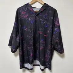 unrelaxing オープンカラーオーバーサイズシャツ