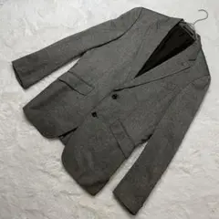 【L】ARTISAN アルチザン テーラードジャケット グレー系 ウール混