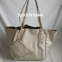 Spick＆Spanレザートートバッグ