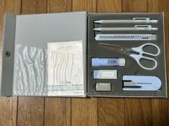 コクヨ　キャンパス　文房具セット 青 グレー