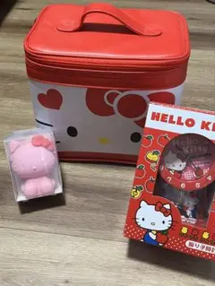 ハローキティ　バッグ&ポーチ&時計　3点セット