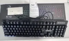 NPET ゲーミングキーボード RGB 有線 K10 日本語配列(106キー)