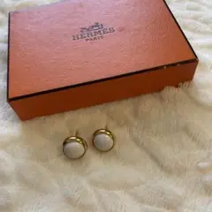エルメス ピアス エクリプス ホワイト
