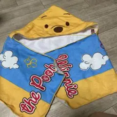 くまのプーさん フード付きタオル