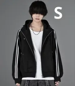 Adrer line sleeve track zip parkerjacket