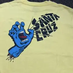 サンタクルーズ: SANTA CRUZ Tシャツ　M サイズ　バックプリント　黄
