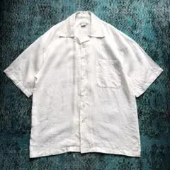 80s 90s Daniel Ellissa wide linen shirt
