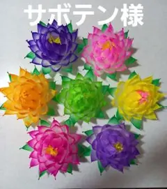 蓮の花の紙15 9色　18個