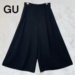 ジーユー　GU ブラック ガウチョパンツ XL