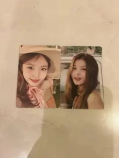 TWICE トレーディングカード 2枚セット