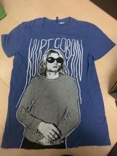 激レアS！KURT COBAHN×H&MコラボTシャツ青