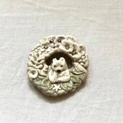 pippi クマのブローチ