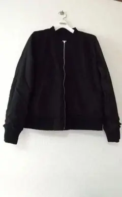 黒ジャンバー   リバーシブル  レディース  キッズ男女