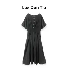 【Lax Dan Tia】size M ワンピース ウエストゴム a361