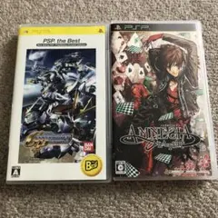 PSP ソフト 2本セット ガンダム アムネシア