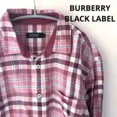 BURBERRY BLACKLABEL 長袖チェックシャツ　バーバリー　三陽商会