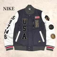 【美品】ナイキ スタジャン 袖レザー フルデコ 20周年記念