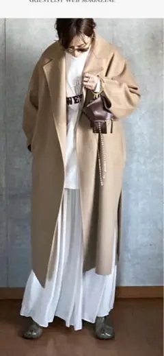 ハウント ダブルフェイスオーバーコート美品サイズ36