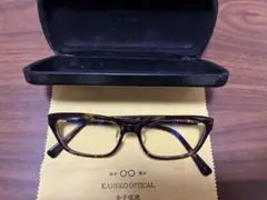 金子眼鏡 ベッコウ柄 ブラウン KO-033 DEMI