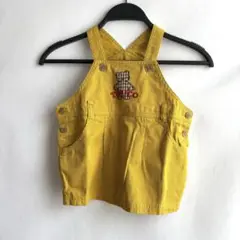 オーバーオール 子供服 ベビー 90 ジャンパースカート　黄色　イエロー
