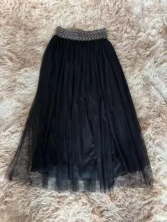 ロングフレア スカート