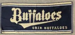 【新品未使用】Buffaloes ロゴジャガードフェイスタオル（ネイビー）