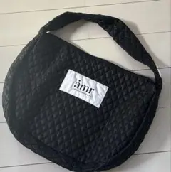 新品未使用☆amr キルティングショルダーバッグ ブラック