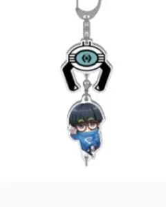 まえよん　ぽんP 連結アクリルキーホルダー