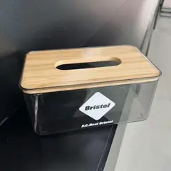 Bristol ティッシュボックス ガラス 竹
