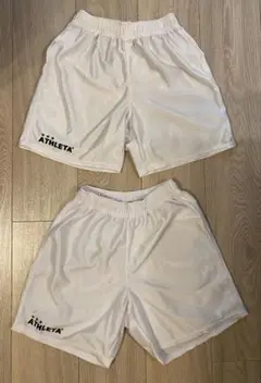 ATHLETA 白 ハーフパンツ 140cm×2枚