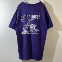 T-587 YSI 両面プリントTシャツ L パープル