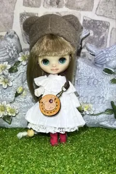 プチブライスサイズ　うさちゃんとくまちゃんのバック