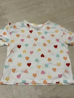 H&M ハート柄 半袖Tシャツ