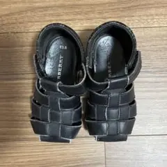 BURBERRY ベビーサンダル ブラック 13.0
