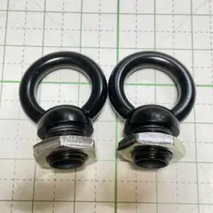 ステンドグラス用　ループ　Black色　2個　N-8