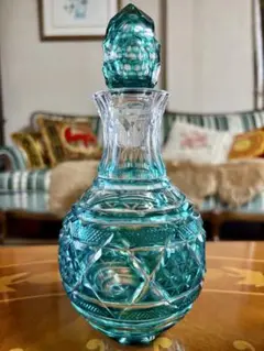 超希少未使用品☆黒川昭男 デキャンタ デカンタ 酒器（切子、江戸切子、薩摩切子） 超希少未使用品☆黒川昭男 デキャンタ デカンタ 酒器（切子