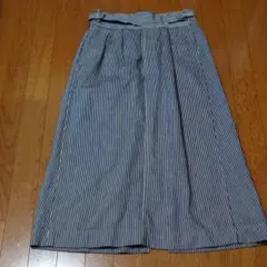 45R デニムグルカスカート