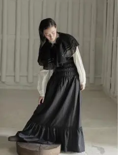 leinwande Ruffled Hem Dress and Skirt