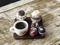 ［マフィン＆クッキーサンドセット］ミニチュアスイーツ　フェイクスイーツ