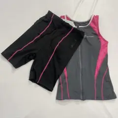HUITIEME 水着セット グレー/ピンク S 1