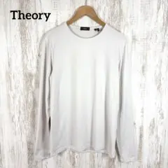 Theory セオリー ストレッチ ナイロン ロンＴ 長袖カットソー ホワイト
