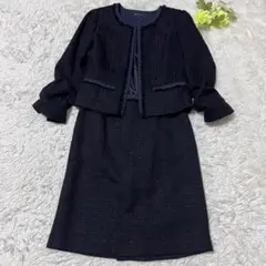 【美品】Clear Impression セットアップ ツィード 上下サイズ違い