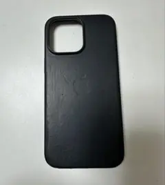純正 iPhone14 Pro MAX レザーケース インク ブラック 黒