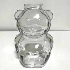 アンカーホッキング　 テディベア　ペニーバンク　アメリカ製　貯金箱　ガラス 製