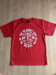 Ever Green 赤 Tシャツ Mサイズ 釣りデザイン